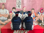 Nike White Blue Red Strap Sneakers