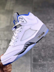 Jordan Air Jordan 5 Stealth 2.0 Sneakers White Blue 440888-140