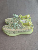Yeezy 350 V2 Sneakers Green Black Knit
