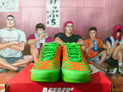 Nike Air Max Plus Sneakers in Orange and Green