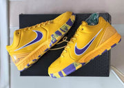 Nike Kobe 4 Basketball Sneakers Yellow Purple