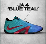 Nike Ja 4 Blue Teal Basketball Sneakers