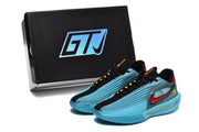 Nike 918-10 Basketball Sneakers Blue and Black