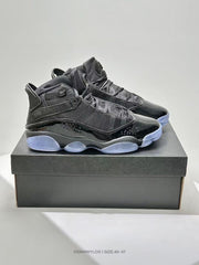 Jordan 6 Black High-Top Sneakers with Translucent Outsole