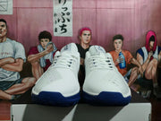 Nike LeBron Basketball Shoes White and Deep Blue