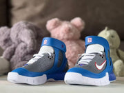 Kobe 2K5 Kids' High-Top Sneakers Blue Gray White