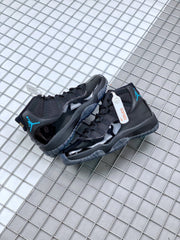 Jordan Air Jordan 11 Retro Gamma Sneakers Black Blue 378037-006