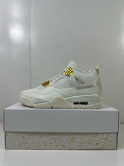 Jordan Air Jordan 4 Metallic Gold White Sneakers AQ9129-170