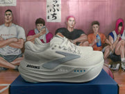 Brooks White Running Shoes