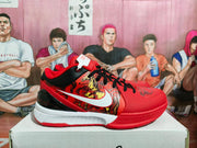 Nike Basketball Sneakers Red Black White