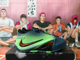 Nike LeBron Witness Basketball Shoes in Navy and Volt Green