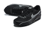 Nike Air Max 90 Black and Silver Sneakers