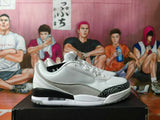 Jordan 3 White Grey Low-Top Sneakers