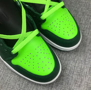 Jordan 1 Mid Fluorescent Green Sneakers 554724-330