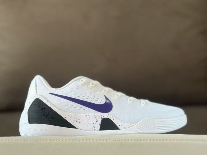 Nike Kobe 9 Basketball Sneakers White Purple