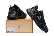 Louis Vuitton Black and Silver Graphic Low-Top Sneakers