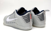 Nike Kobe 11 Low Basketball Shoes Gray and Navy