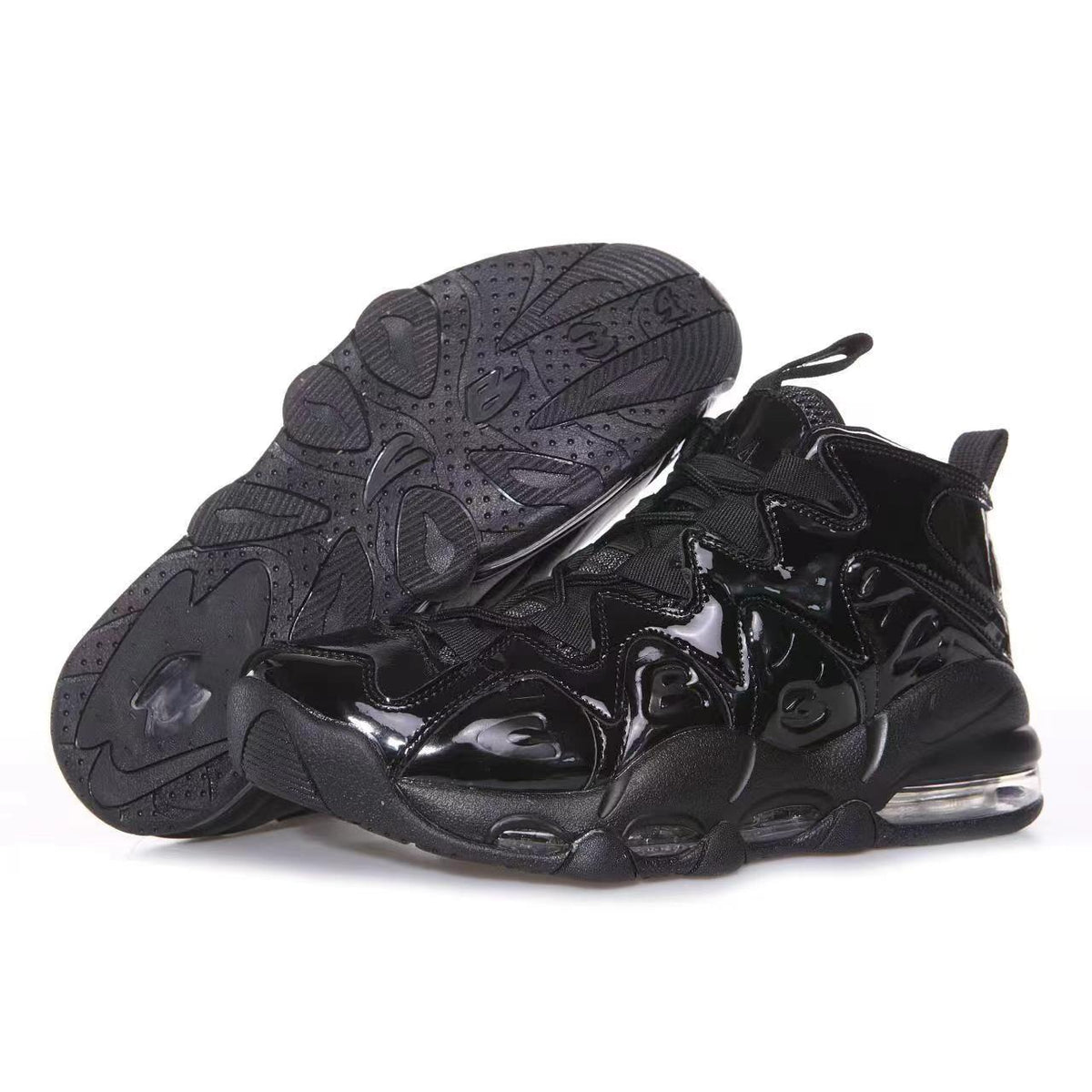 Nike Air Max Uptempo Black Basketball Sneakers