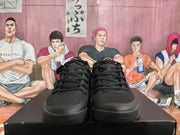 Nike Black and Gold Basketball Sneakers