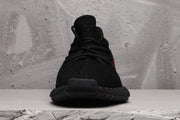 Yeezy 350 V2 Black Knit Sneakers