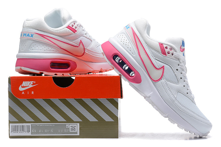 Nike Air Max BW Sneakers in White and Pink