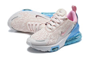 Nike Air Max 270 Premium Sneakers White Pink Blue