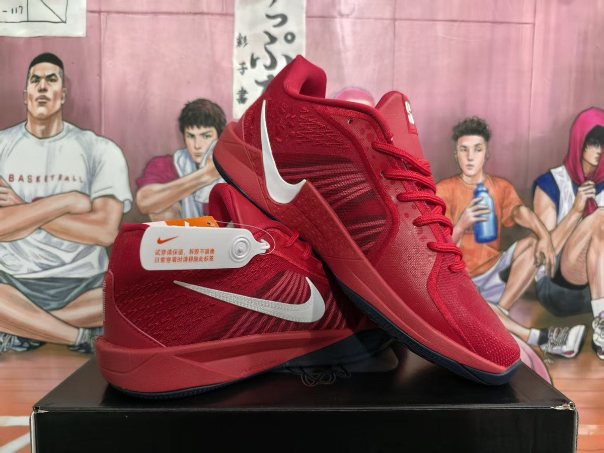 Nike Red Basketball Sneakers