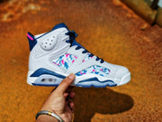 Jordan Air Jordan 6 Multicolor White Blue Pink Sneakers