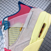 Union x Air Jordan 4 Sneakers Pink Multicolor
