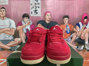 Jordan Red Low-Top Sneakers