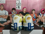 Nike GT Basketball Sneakers White Lime Gold Blue