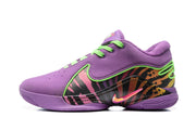Nike 908-6 Purple Green Basketball Sneakers