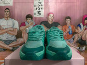 Mint Green Basketball Sneakers