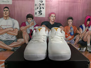 Nike Basketball Sneakers White Purple Gold