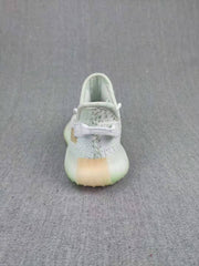 Yeezy 350 V2 Kids Sneakers Pale Gray with Tan Stripe