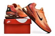 Nike Air Max Orange Running-Style Sneakers