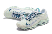 Nike Air Max Tn White and Teal Sneakers