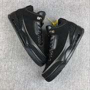 Jordan Air Jordan 3 BHM Black and Metallic Gold Sneakers