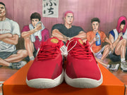 Nike Basketball Sneakers White Red and Gold